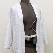 Cargar imagen en el visor de la galería, Shower / Everyday Quick Dry Mesh Post-Surgical Drain Holder Black with White Cotton Trim