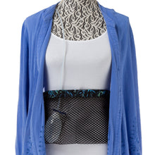 Cargar imagen en el visor de la galería, Black Mesh Post-Surgical Drain Holder – Comfortable & Quick-Drying